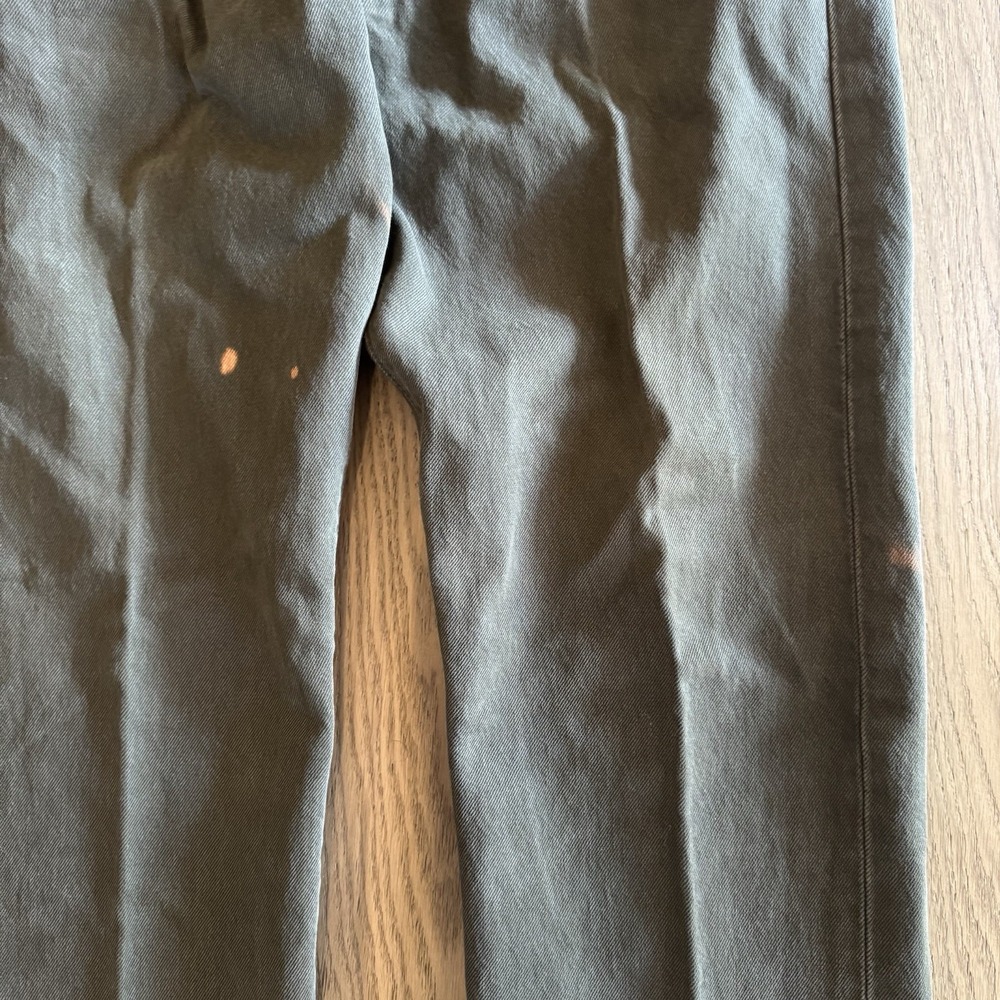Vintage Levis 501xx Jeans Mens 34x32 Made in USA Olive Green Denim Military - Picture 2 of 15